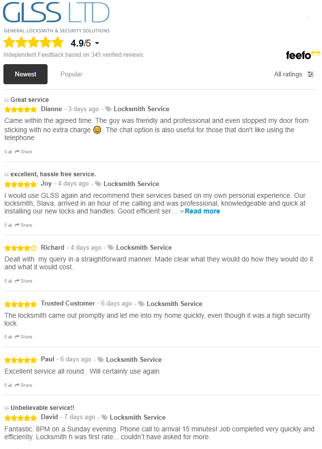 Locksmith Reviews